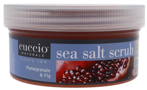 Cuccio Sel de mer naturel avec grenade et figue, cristaux moyens et fins 553 g