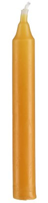 Baumkerzen Honig 10 x 1,3 cm (20 Stück)