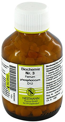 NESTMANN Biochemie 3 Ferrum phosphoricum D12 Tabletten, 400 St. Tabletten