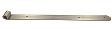 Langbänder einseitig gerollt, o. Kegel, 800 x 45 x 5 mm, Edelstahl-Effekt ; 1 Stück
