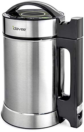 Presto Pure IAE15-1.9 Liter Automatic Hot Soy Milk (Almond, Rice, Quinoa Milk) Soup, Porridge & Cold Juice Maker - 2 Layer Stainless Steel