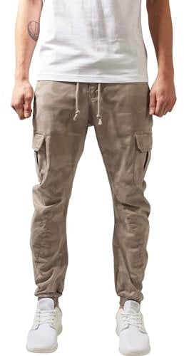 Urban Classics Camo) Cargo Jogging Pants, Shorts Hombre, Multicolor (sand, 34W