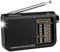 Retekess V117 Portable Radio,Battery Radio,FM AM SW 3-band with Best Reception,Earphone Jack,Antenna,Large Knob, Simple for the Elderly(Black)