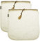 Rosenryan Almond Milk Bag,2 Pack Reusable Hemp Nut Milk Bags Food Strainer,Coffee,Tea,Juices Mesh Filter Bags 12x12