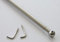 Stange Ø7 ausziehbar 50-70 cm Messing vernickelt