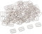 chiwanji 100 Stücke Silber aus aus BH Gurt Teller Schieber 8 Haken Dessous schneidern, 12 mm