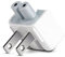 BEYEE Reiseladegerät Konverter US Duck Head Stecker, Ersatzstecker für iPod, iPhone, iPad Tablets, Macbook Netzteil (1xUS Stecker)