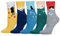 Rokmym Damen Baumwolle Socken 5 Paar - Süße Lustige Bunte Thermal Atmungsaktiv (5 Katzen)