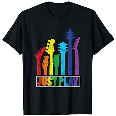 Just String Instrument Play Guitar Banjo Mandolin Stringband T-Shirt