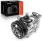 Frankberg Compressore dell'aria condizionata con frizione Compatibile con 106 II 1A 1C Berlingo (First) GFK GJK MF M 5G Partner 5G Saxo Replace# 96.111.117.80, olio preconfezionato