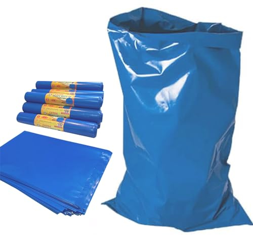 HOMESmith Large Heavy Duty Rubble Blue Sacks Builders and DIY Choice Rubble Bags - Pack of 5 HS-132