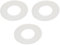 3 Pack Geberit 816.418.00.1 Flush Valve Base Sealing Washer - Clear