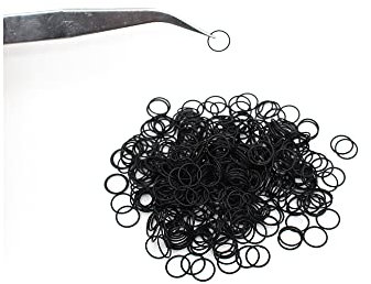 20pcs schwarzer NBR CS 0,5 mm Dicke O Ringdichtung,OD1.8xID0.8xCS0.5mm