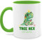 Tasse Tassen 325ml - Weihnachtstasse Weihnachten - Tree Rex - Merry Christmas - 325 ml - Hellgrün - weihnachtstassen weihnachtsmotiv mug weihnachtsbecher weihnachts cup wichteltassen