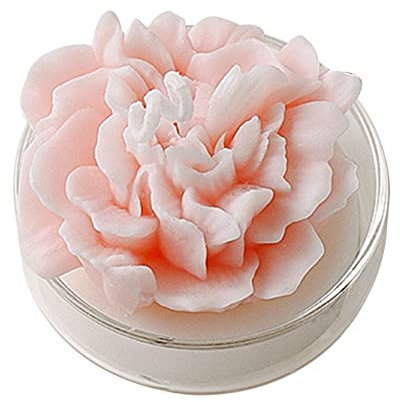 Vela perfumada en forma de flor de rosa hecha a mano con aroma de cera de soja, vela decorativa para mesa, accesorio para fotos, regalo de cumpleaños, perfecto para meditación, aumento del estrés,