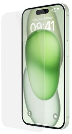 Artwizz SecondDisplay Schutzglas (3 Stück) – kompatibel mit iPhone 16, 15 & 15 Pro – Displayschutz aus Echtglas, kratzfest & ultraklar