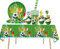 Aszaui 43 Pièce Decoration Anniversaire Football,Anniversaire Football Garçon,Vaisselle Anniversaire Football Assiettes,Pailles,Tasse,Nappe,pour 10 invités