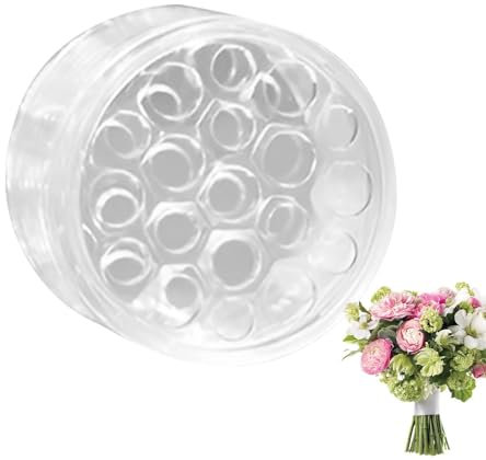 Zuasdvnk Supporto a a trasparente per fiori, riutilizzabile Hanataba Bouquet Twiste_rs per vasi, bouquet fai da te, Twiste_r