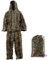AnExer 3D Tarnanzug Ghillie Suit Dschungel Kostüm Tarnung Woodland Camouflage Anzug Dekoration Festschmuck Tarnkleidung für Halloween Jagd Camping Outdoor Militär Jagd Verdeckt (Grün, XL)