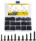 1000 Stück Blechschrauben Selbstschneidende Schrauben, TORX Schrauben Schwarze, M2 M2,3 M2,6 M3 Karosserieschrauben, Linsenkopfschrauben Torx-Flachkopf Schrauben, Bohrschrauben, Holzschrauben