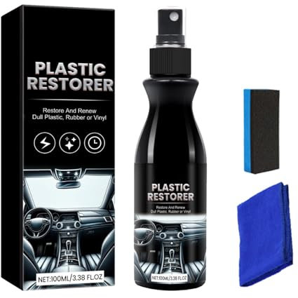 Auto-Kunststoff-Restaurator, 100 Ml, Innenraum-Kratzer-Entferner, Kunststoffpolitur, Kunststoff-Beschichtungsmittel, Verhindert Austrocknen Und Alterung, Kunststoffpflege Für Autos, LKW, Motorräder