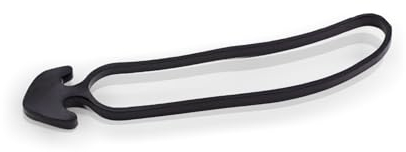 DOJA Industrial | Goma Ancla de 10cm | Pack 100 | Tensor Goma de Caucho para tutores para Plantas huerto Urbano | Tensor Elastico Lona Camping Piscina | Clips Plantas Flores olivos | Tension Fuerte