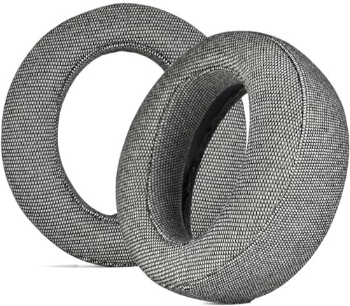 Yaowanguan PULSE Elite Cuscinetti Auricolari,Cuscinetti di Ricambio in Memory Foam per Playstation - Cuffie wireless con microfono PULSE Elite(Lino Grigio)