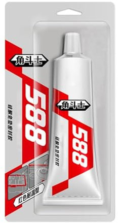 gifyym Joint d'étanchéité haute température, silicone rouge RTV pour automobile | 85 g mastic silicone haute température pour réparation de machines automobiles et motos