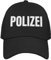 Alsino Mesh Cap Mütze Basecap Trucker-Cap Sicherheitskleidung für Polizei Feuerwehr Security Ordner, Motiv wählen:Polizei - schwarz