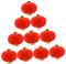 Uonlytech 16St Beflockung kleine Laterne Weihnachtsdekoration chinesische neujahrslaternen hängen die chinesen hochzeitslaken Festival-Laternen-Ornament chinesische hängende laternen Plastik