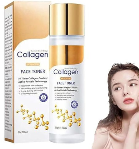 Limetown Collagen Face Toner,Limetown Collagen Toner für das Gesicht,Kollagenauffüllendes Gesichtswasser,Kollagen-Hautpflege-Toner,Kollagen-Gesichtswasser Anti-Aging für alle Hauttypen geeignet