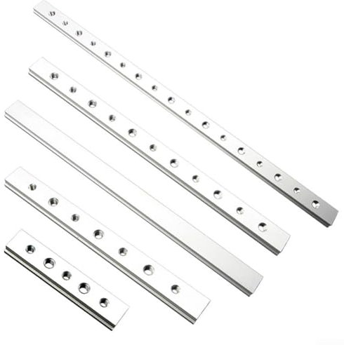 Barra deslizante en T de aluminio para plantillas de inglete y sierra de mesa para tareas de carpintería (100 mm tipo B)