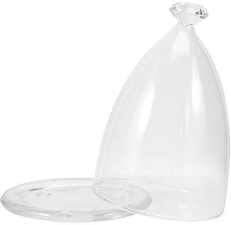 Cabilock Cúpula De Vidrio Transparente Cubierta Decorativa Para Flores Preservadas y