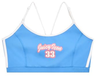 Juicy Couture Damen Icon Bralette Ohne Bügel mit Verstellbaren Trägern Freizeit U. Fitness in Versch. Farben Sport-BH
