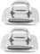 DIYEAH 2PCS Computer Lock Security Anchor Base for Laptops Keyed Cable Locks with Fixed Plate for Office and School Universal Security Design