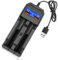 Dock di ricarica per batteria LCD per batterie 4.2V 18650/18500/18490/16340/14500 compatibile Multip