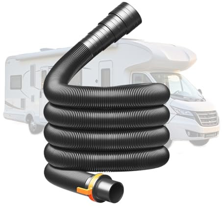 Manguera de alcantarillado de RV, tubería de desechos de Caravanas plegable, kit de manguera de aguas residuales de RV para autocaravana, Caravanas y remolque, fugas, prueba y espacio