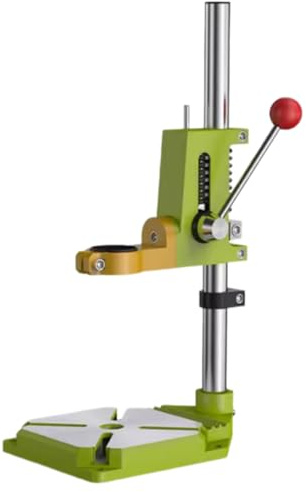 RKXKJ Trapano a Colonna da Banco, Supporto per Trapano a Colonna Robusto per Trapano Manuale, Clip Girevole a 90°, Alta Precisione, Base in Ghisa, Rotazione, Foratura Elettrica, Molatura E Taglio
