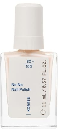 KORRES No No Nail Polish 04 Jelly Peach – veganer 10-Free Nagellack mit Gel-Effekt, hoher Deckkraft & brillantem Glanz, splitterfest, 11 ml – natürlich gepflegte Nägel ohne Schadstoffe
