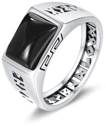 Herz Jesu Ring für Frauen 925 Sterling Silber Kreuz Ringe Gottes Liebe Schmuck Amulett Geschenke für Teens Tochter (7)