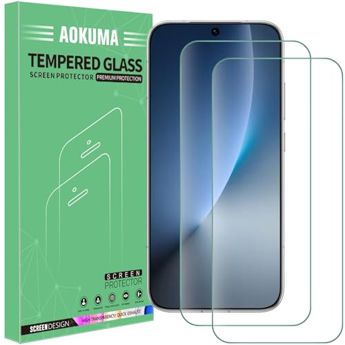 AOKUMA [2 Pezzi Pellicola Vetro Temperato per Honor Magic8 Pellicola Protezione,Durezza 9H,Antiurto Antigraffio e Anti-impronta Vetro Temperato per Honor Magic 8