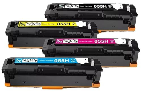 KDFCVUX Toner Combo 4PK CRG 055H kompatibel mit 055H MF743Cdw MF745Cdw MF741Cdw MF746