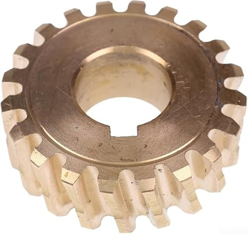 Engrenage à vis sans fin pour souffleuse à neige, convient pour les modèles 717-0528 et 717-04449, engrenage métallique à 20 dents avec diamètre intérieur de 34 mm, diamètre extérieur de 4,5 cm