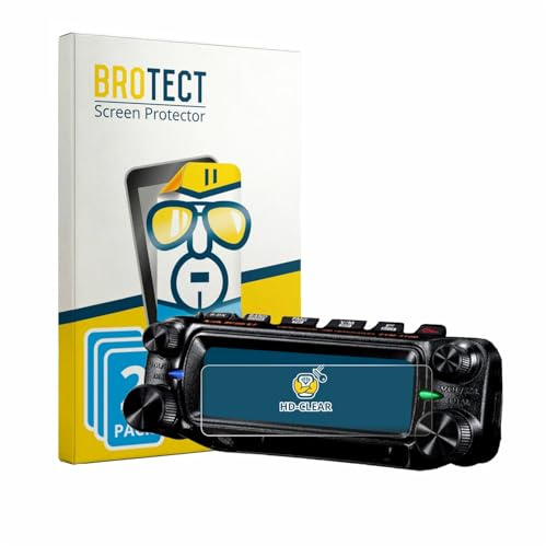 BROTECT 2 Stück Schutzfolie für Yaesu FTM-310 Displayschutz Folie Made in Germany, Ultra-Klar