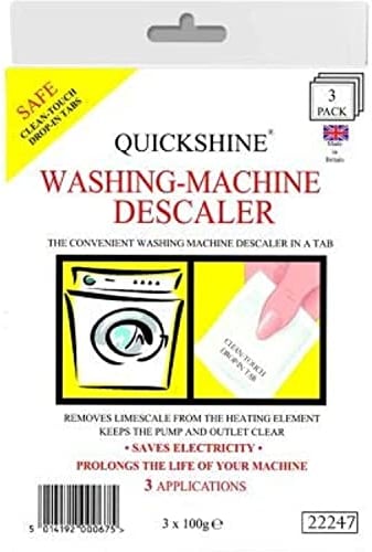 Quickshine Washing Machine Descaler - 3 Sachets