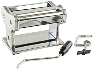 Excellent Houseware 19735 EDLE PASTAMASCHINE NUDELMASCHINE PASTAMAKER Chrom, Silver, 20 x 14 x 13 cm