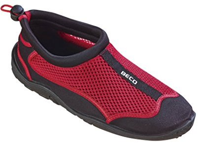 Beco Unisex Aqua Surfschuhe Stand Up Paddling Shoes, Multicoloured (Rot/Schwarz), 41