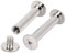 Increway - Rivetti, color argento, placcati in nichel, confezione da 30 pezzi