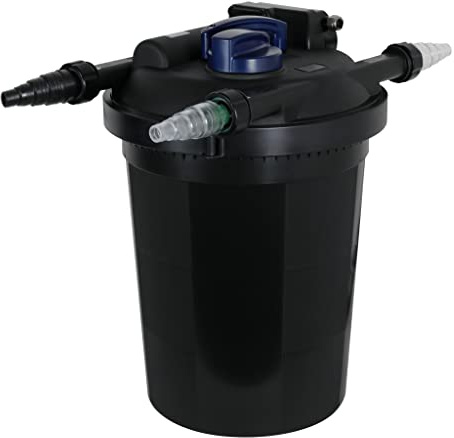 The Pond Guy AllClear G2 Bio-Druckfilter und UV-Lichtklärer mit Rückspülsystem, unter Druck gesetzt, Externe UVC, biologische und mechanische Filtration, Koi-Fische, Wassergarten, All Clear 3500
