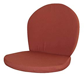Ghio Ronda Stuhlkissen für Outdoor-Stuhl mit abnehmbarem Bezug 1 Stück Farbe braun - Backstein
